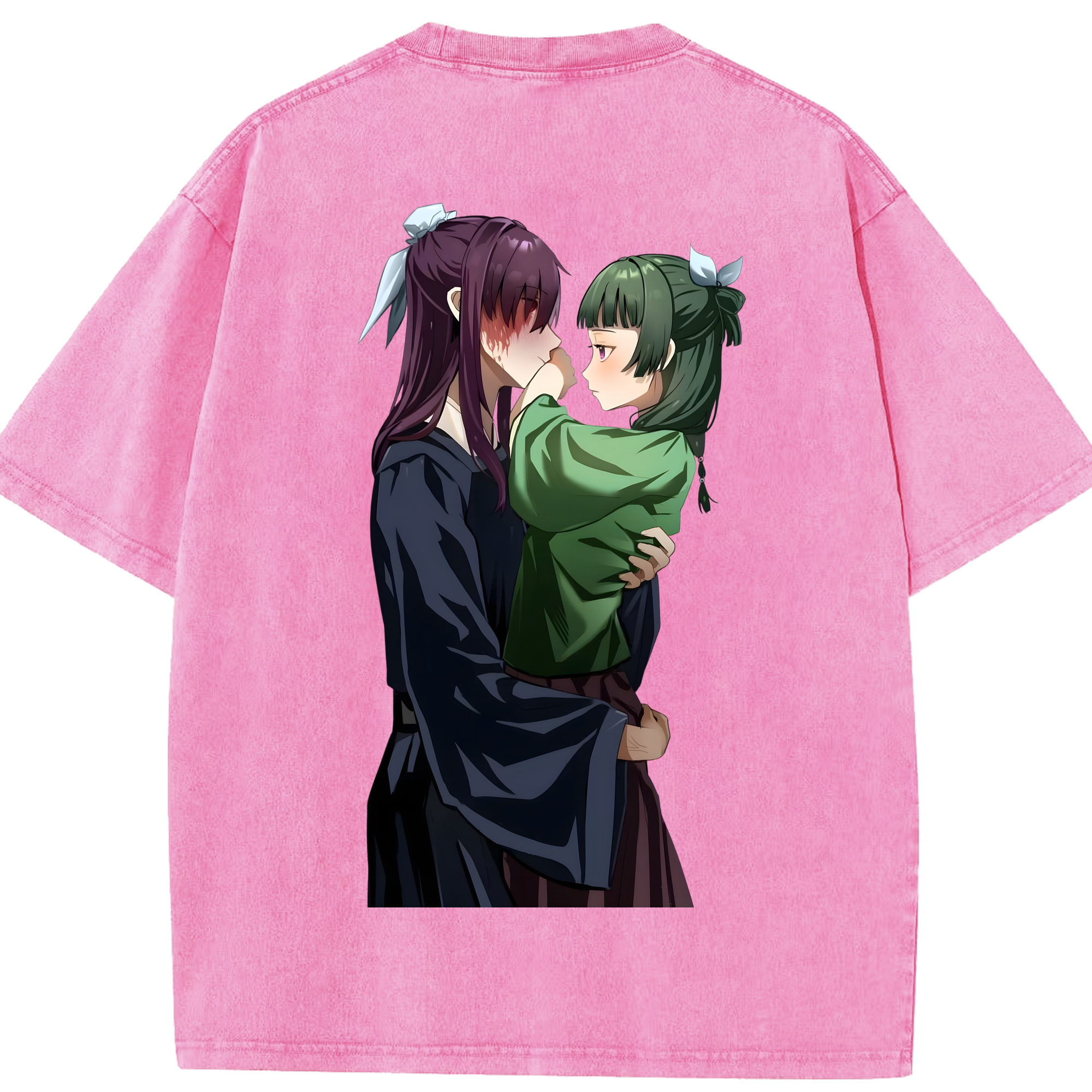 （画像用） 薬屋のひとりごと The Apothecary Diaries 綿100% ヴィンテージ風 半袖Tシャツ（背面プリント）